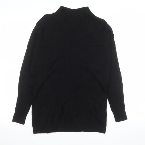 Editor's Cut Women's Black Size 12 Mock Neck Knit Top