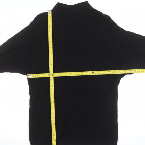 Editor's Cut Women's Black Size 12 Mock Neck Knit Top