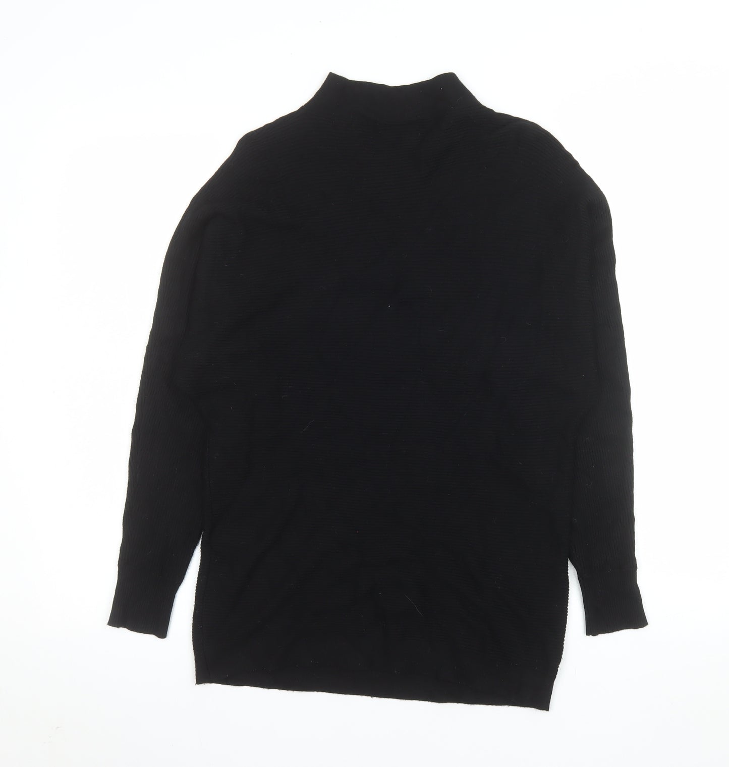 Editor's Cut Women's Black Size 12 Mock Neck Knit Top