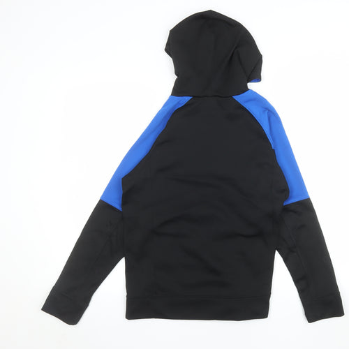 Nike Boys Black & Blue Therma-Fit Pullover Hoodie Size 14-16 Years