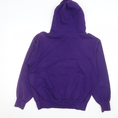 SUN USA Men's Purple I Love NY Pullover Hoodie Size S
