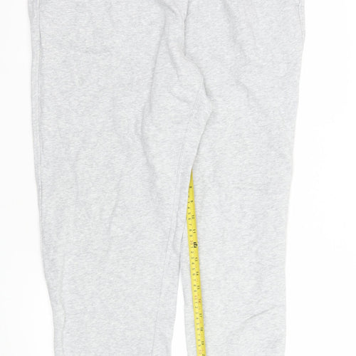 Uniqlo Women's Grey Cotton Blend Jogger XL Comfortable Casual Pants