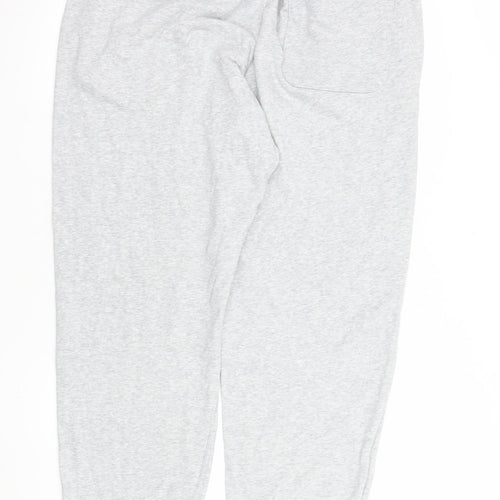 Uniqlo Women's Grey Cotton Blend Jogger XL Comfortable Casual Pants
