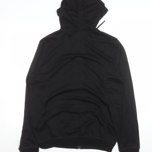 Crivit Men's Black M Full Zip Hooded Jacket with Pockets