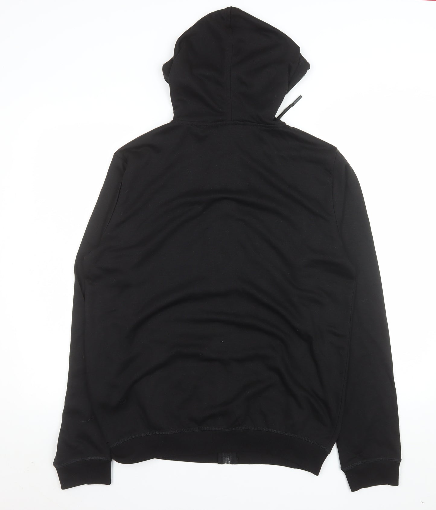 Crivit Men's Black M Full Zip Hooded Jacket with Pockets