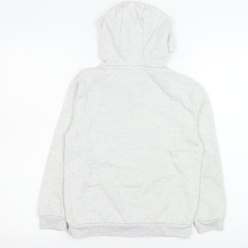 Star Wars Boys Grey The Mandalorian Hoodie 8-9 Years Pullover Cotton Blend