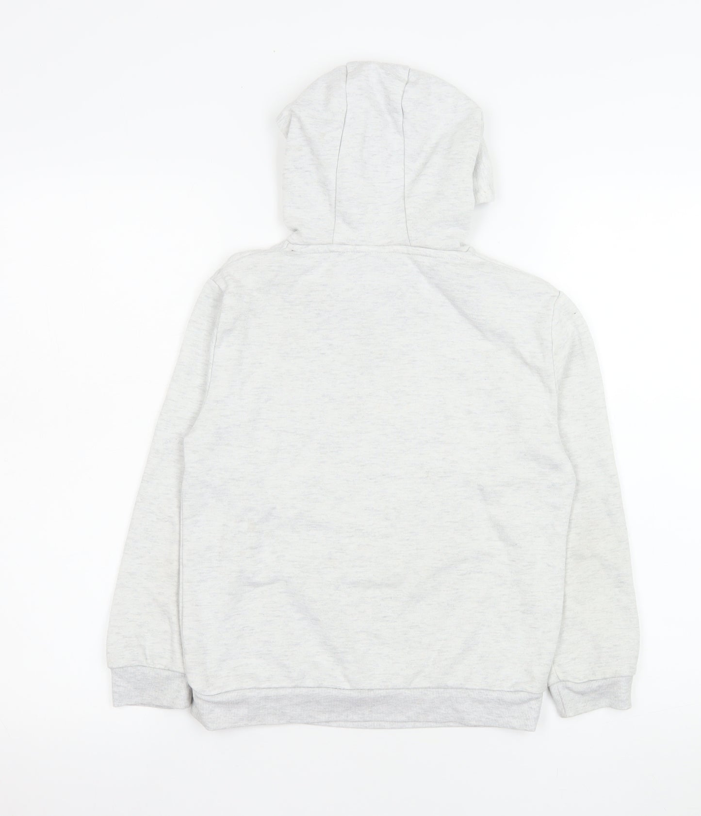 Star Wars Boys Grey The Mandalorian Hoodie 8-9 Years Pullover Cotton Blend