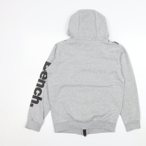 Bench Boys Grey Camo Hooded Full Zip Track Jacket 11-12 Years