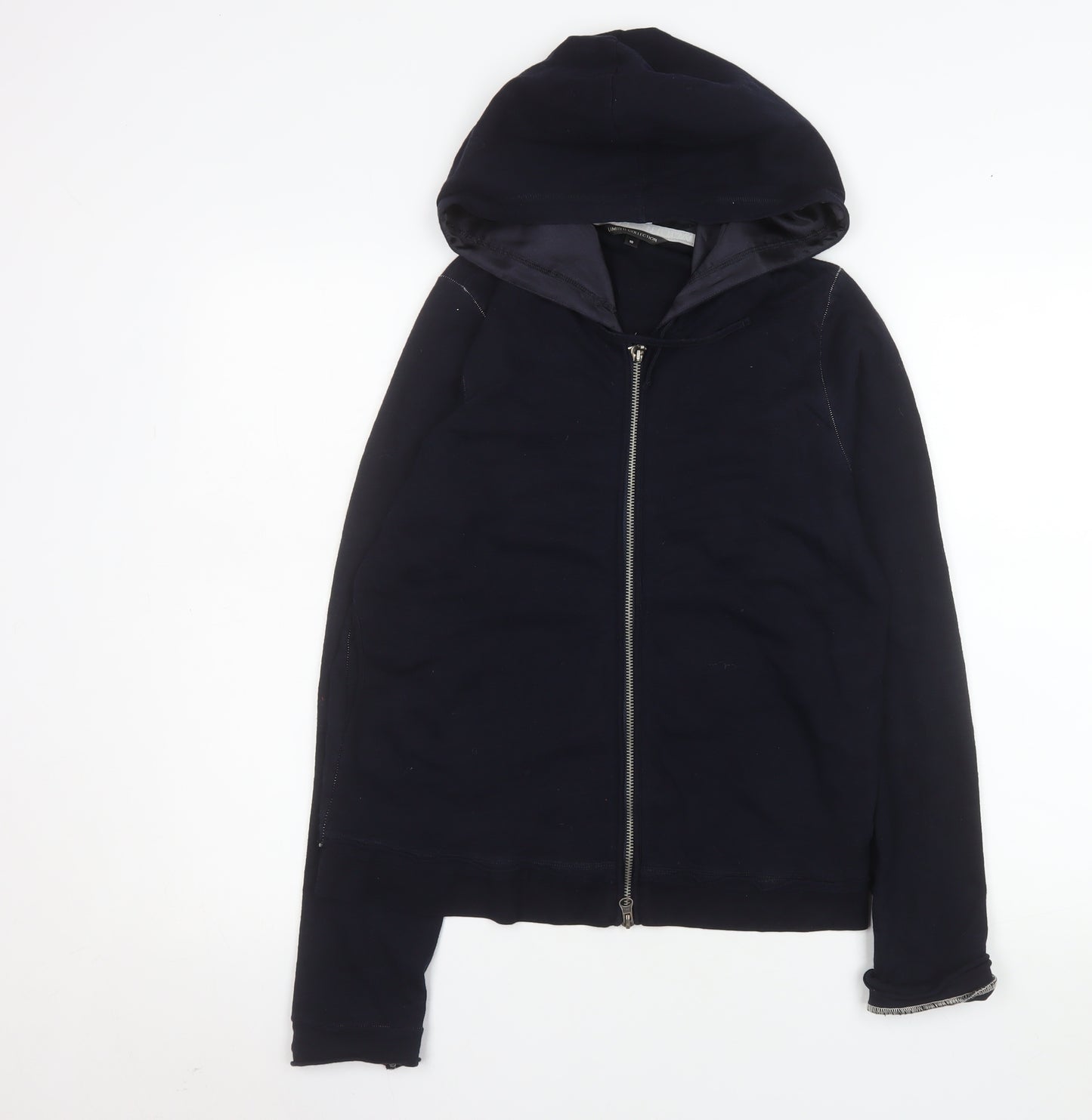 Marks and Spencer Women’s Black Hooded Full Zip Cotton Jacket UK 10