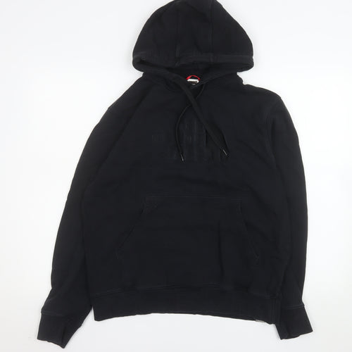 The North Face Men's Black Pullover Hoodie Size L Cotton