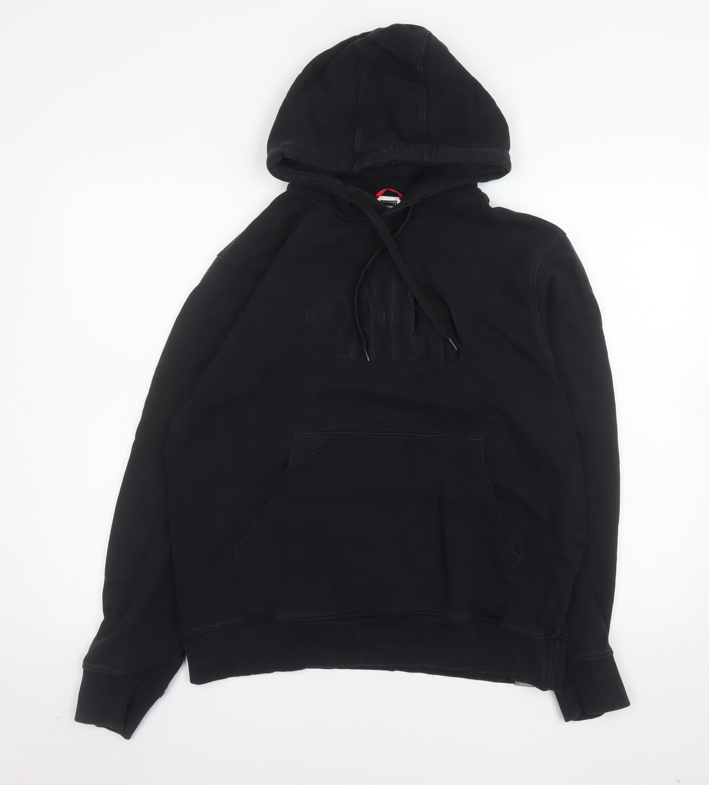 The North Face Men's Black Pullover Hoodie Size L Cotton