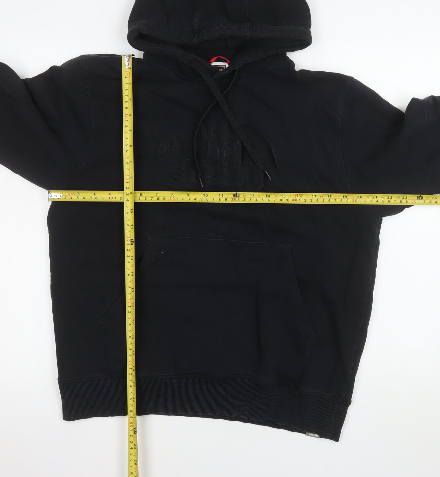 The North Face Men's Black Pullover Hoodie Size L Cotton