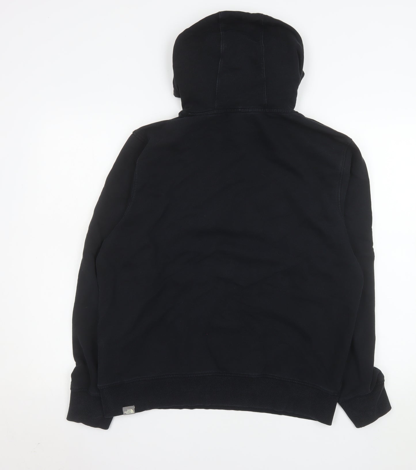 The North Face Men's Black Pullover Hoodie Size L Cotton