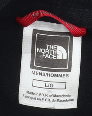 The North Face Men's Black Pullover Hoodie Size L Cotton