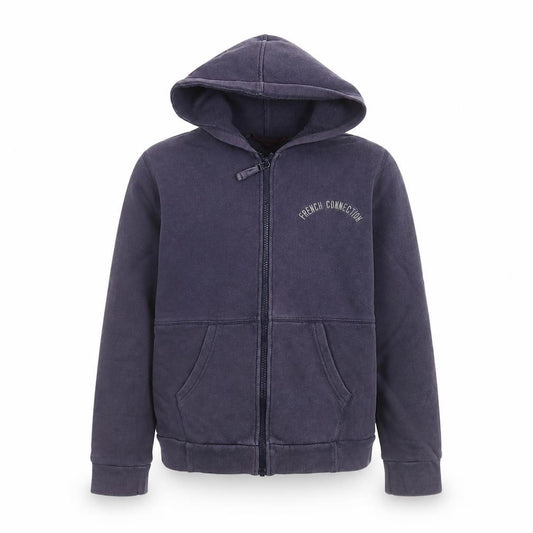 French Connection Girls Purple Hooded Full Zip Fleece Jacket Age 12