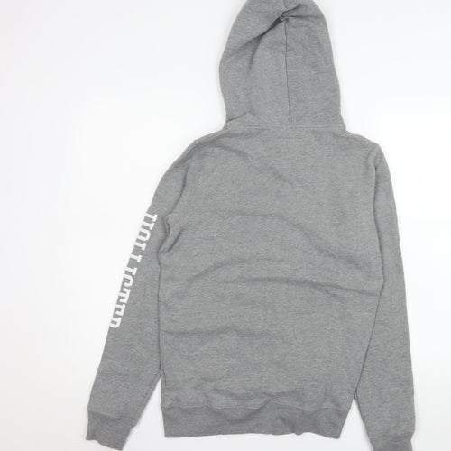 Hollister Women Grey Full Zip Hoodie Jacket M