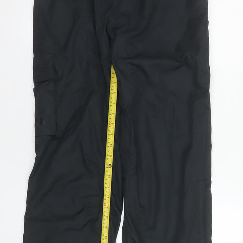 Peter Storm Women Black Waterproof Cargo Trousers Size 10