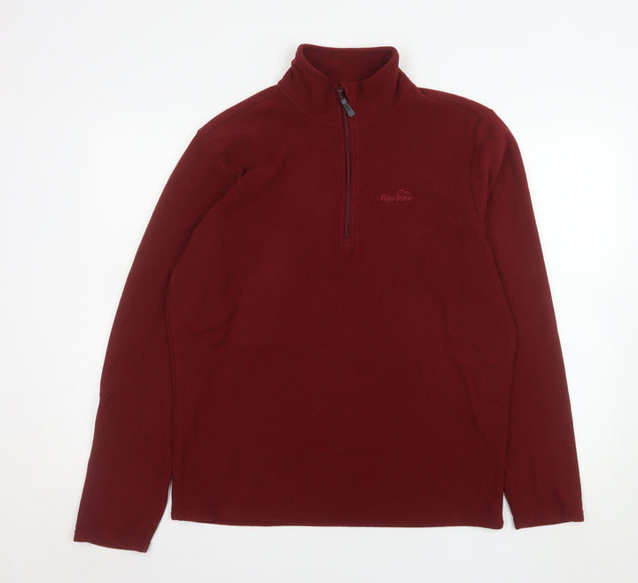Peter Storm Women's Burgundy Fleece Pullover Sweatshirt M