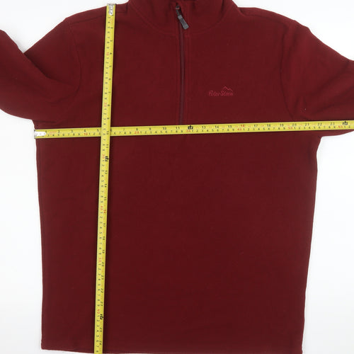 Peter Storm Women's Burgundy Fleece Pullover Sweatshirt M