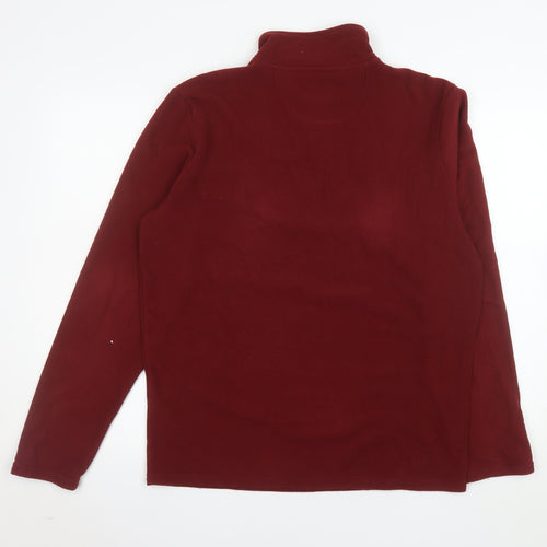 Peter Storm Women's Burgundy Fleece Pullover Sweatshirt M