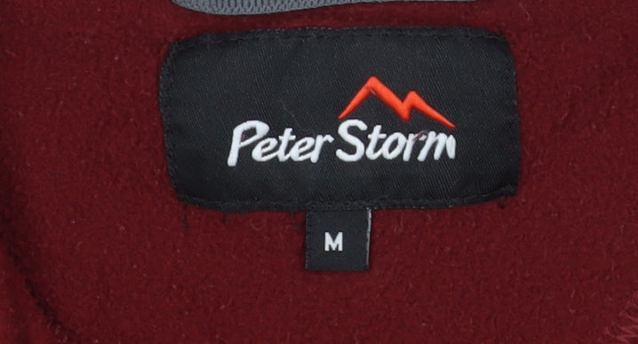 Peter Storm Women's Burgundy Fleece Pullover Sweatshirt M