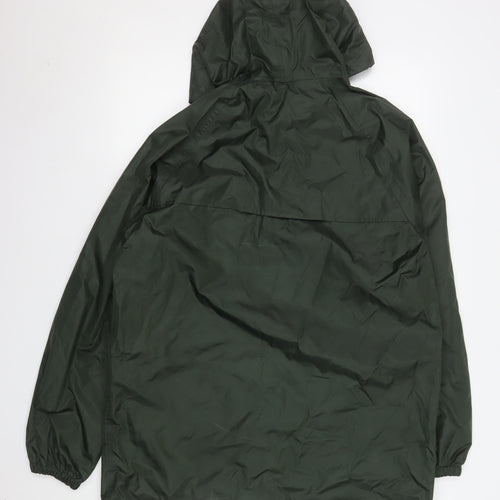 Regatta Men's Green Waterproof Hooded Rain Jacket Size S