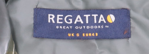 Regatta Men's Green Waterproof Hooded Rain Jacket Size S