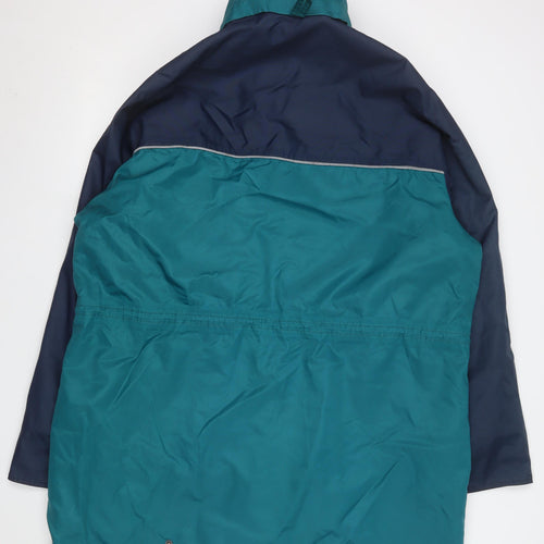 Kind Workwear Mens Teal & Navy XXL Waterproof Parka Jacket