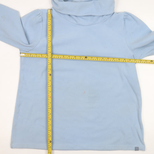 Regatta Women's Light Blue Fleece Pullover UK 16 Cowl Neck Sweatshirt