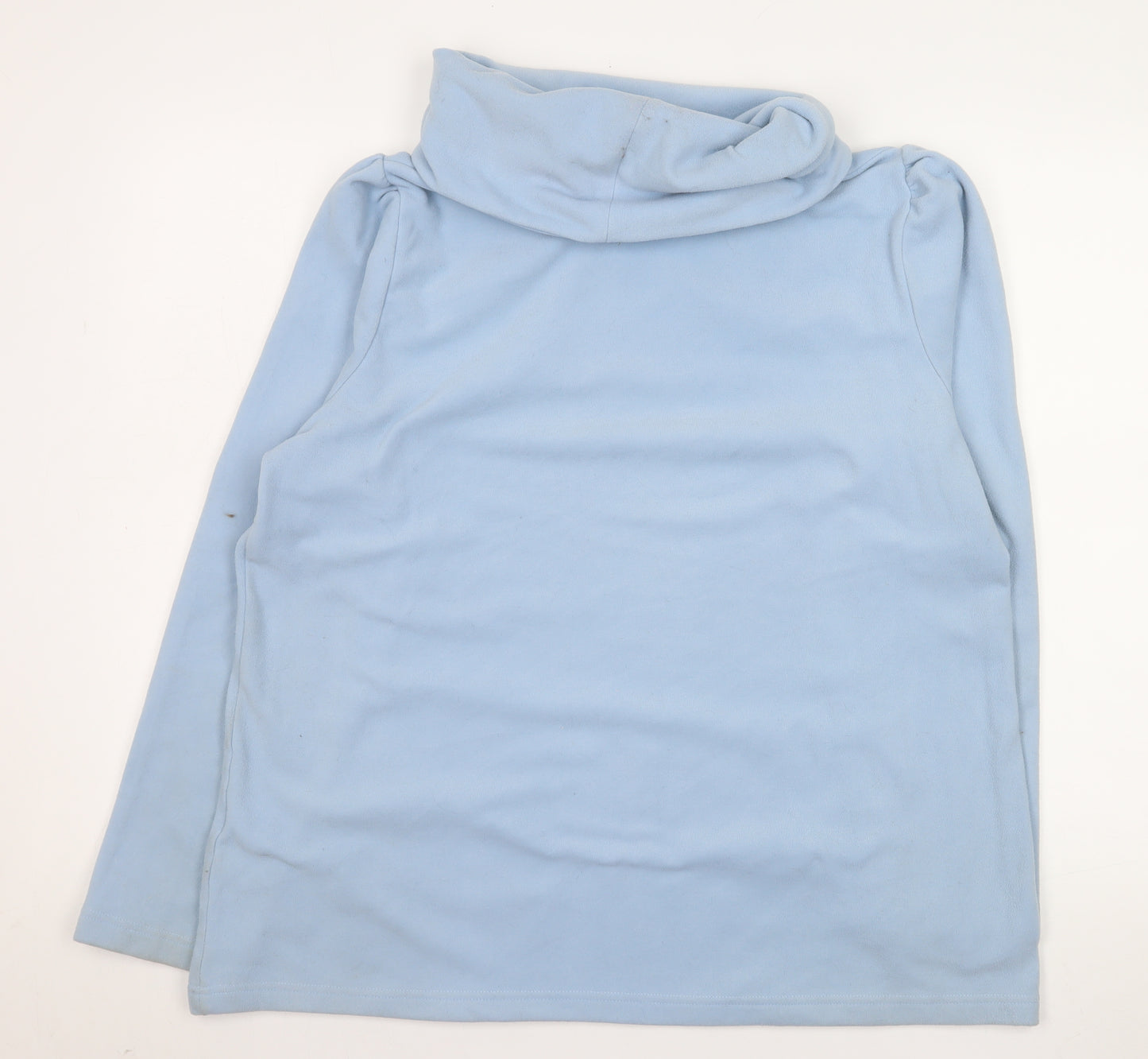 Regatta Women's Light Blue Fleece Pullover UK 16 Cowl Neck Sweatshirt