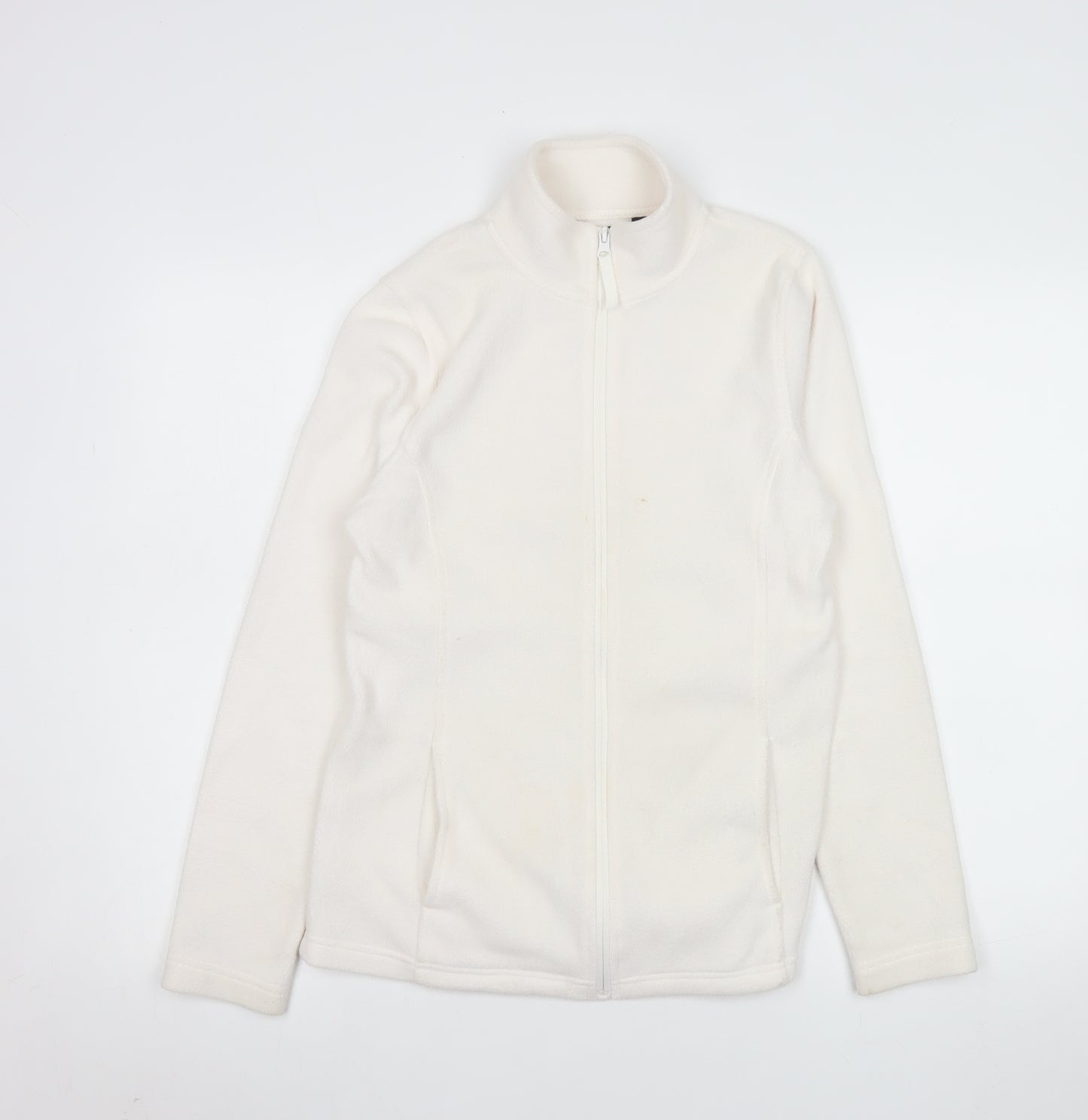 St. Bernard for Dunnes Stores Women's Ivory Full Zip Fleece Sweatshirt S