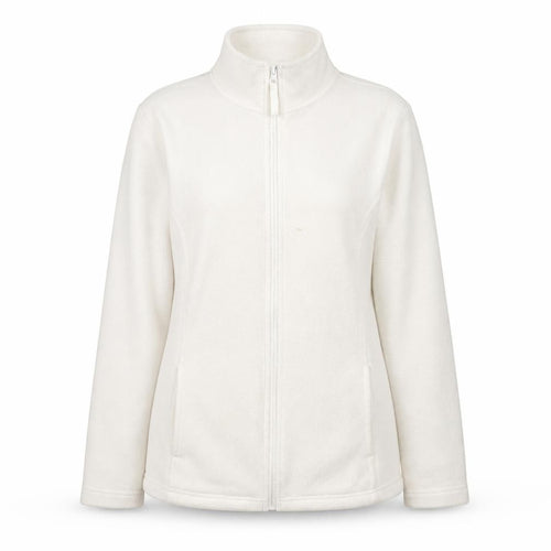 St. Bernard for Dunnes Stores Women's Ivory Full Zip Fleece Sweatshirt S
