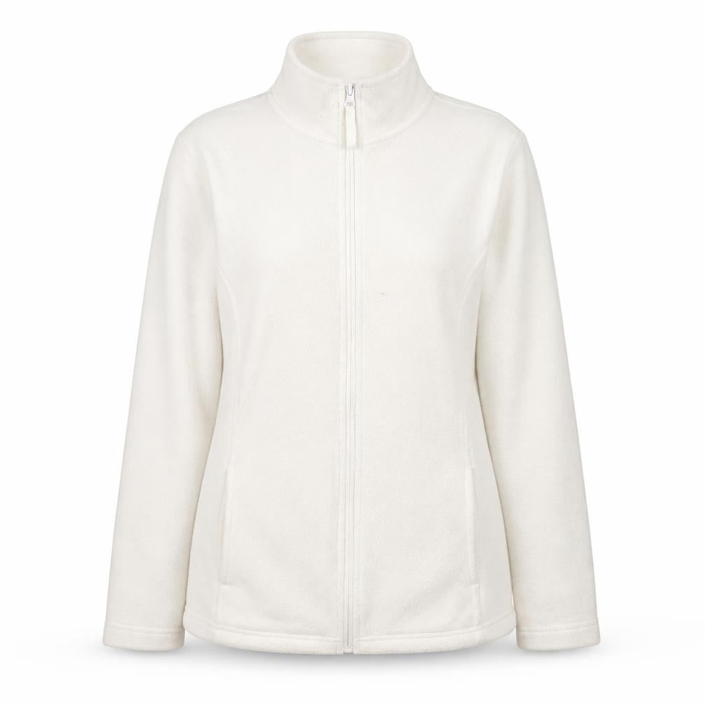St. Bernard for Dunnes Stores Women's Ivory Full Zip Fleece Sweatshirt S