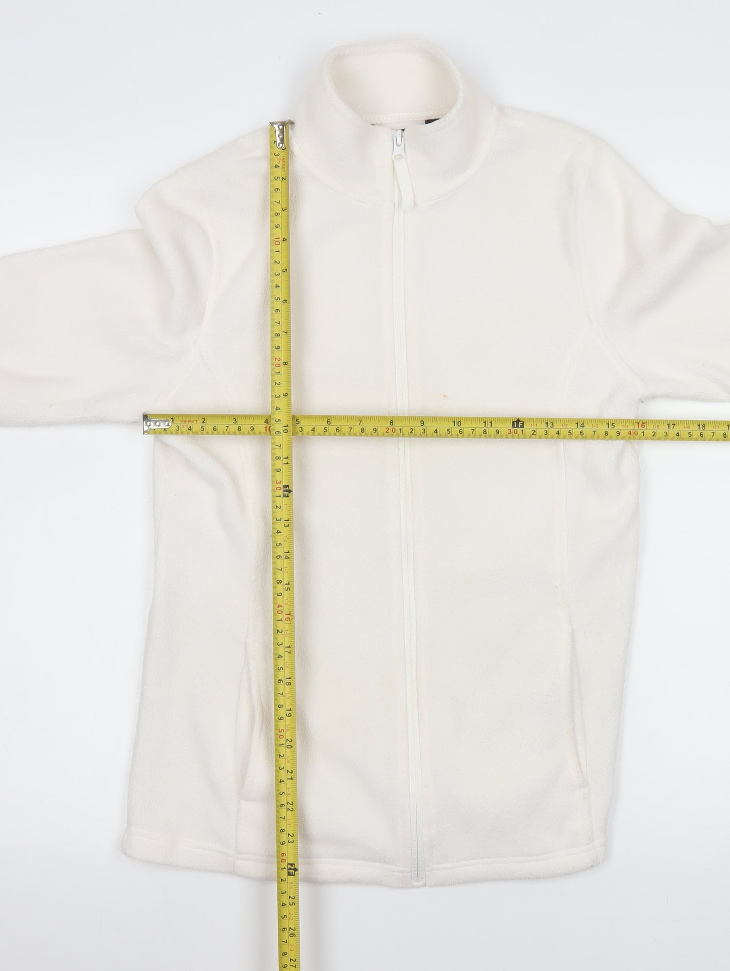 St. Bernard for Dunnes Stores Women's Ivory Full Zip Fleece Sweatshirt S
