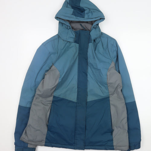 Mountain Warehouse Women's Blue Ski Jacket Size 18 Water Resistant