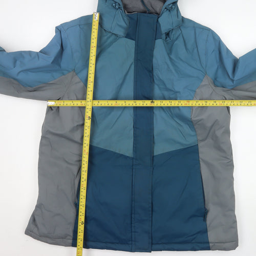 Mountain Warehouse Women's Blue Ski Jacket Size 18 Water Resistant