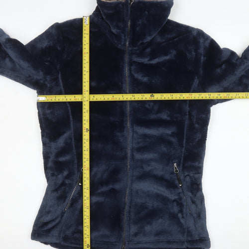 HKM Sports Women's Blue Fleece Lined Zip Jacket Size S