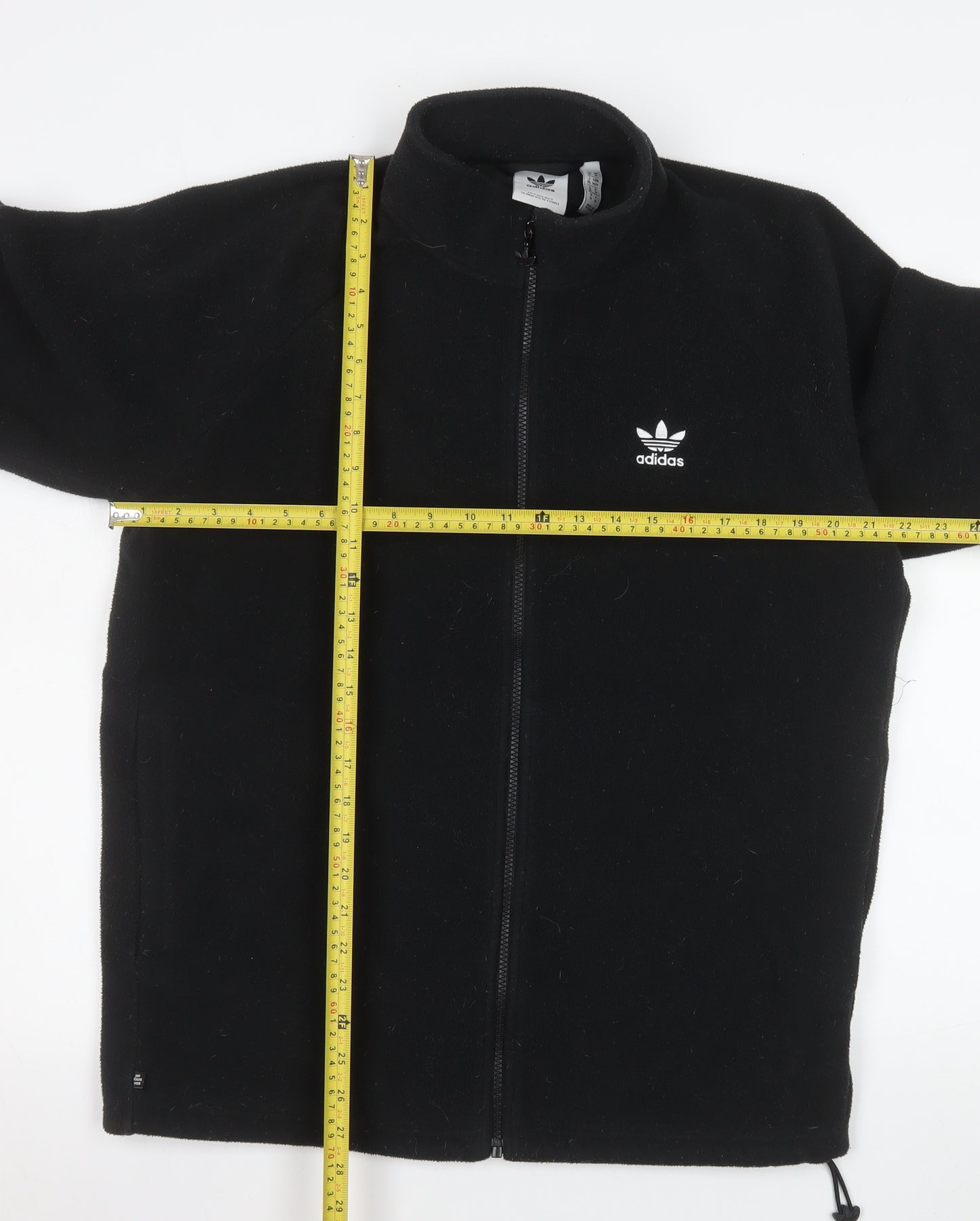 adidas Men's Black Fleece Full Zip Jacket M Regular Fit
