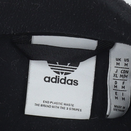 adidas Men's Black Fleece Full Zip Jacket M Regular Fit