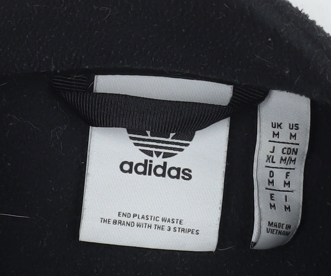 adidas Men's Black Fleece Full Zip Jacket M Regular Fit