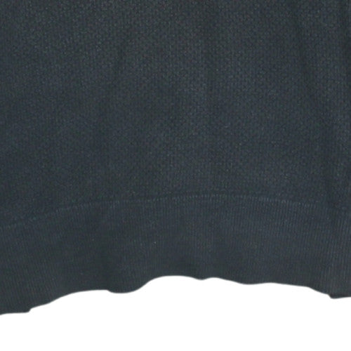 Tommy Hilfiger Men's Black Cotton Crew Neck Jumper Size S