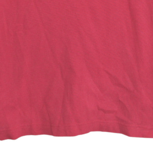 Tommy Hilfiger Men's Red Cotton Short Sleeve Polo Shirt M