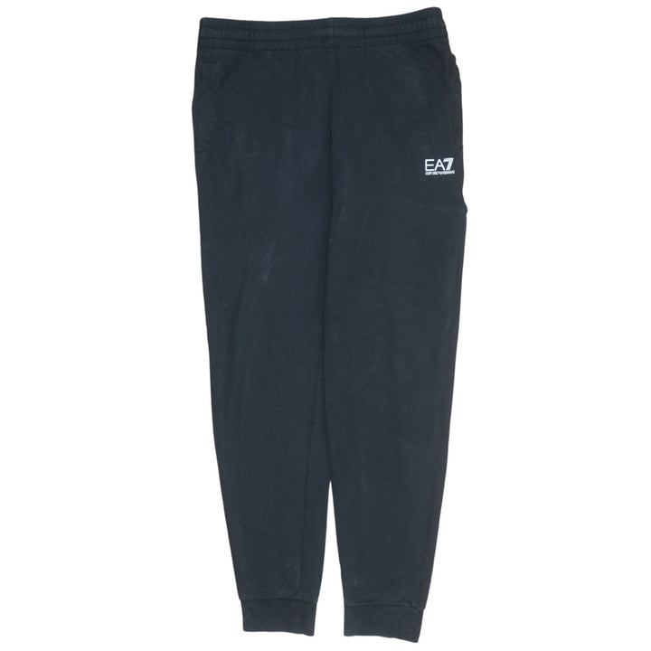 Emporio Armani EA7 Men's Black Joggers Regular Fit Stretch