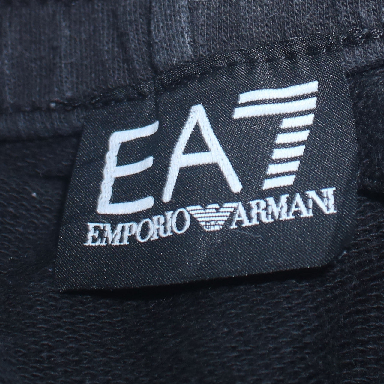Emporio Armani EA7 Men's Black Joggers Regular Fit Stretch