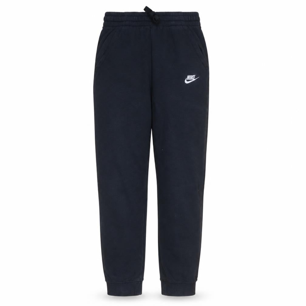 Nike Boys Black Jogger Sweatpants 170cm Cotton Blend Elastic Waist