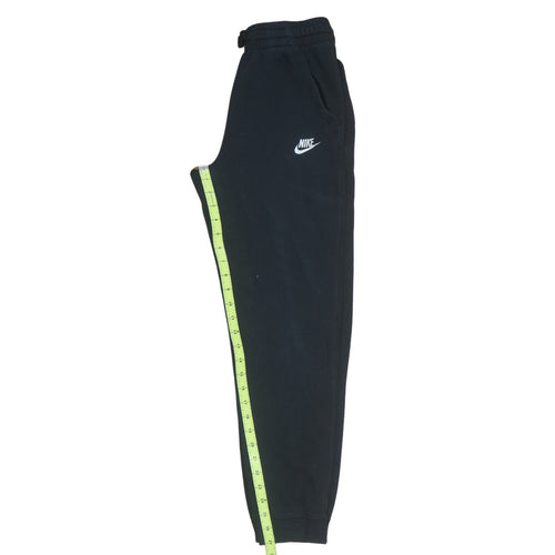 Nike Boys Black Jogger Sweatpants 170cm Cotton Blend Elastic Waist