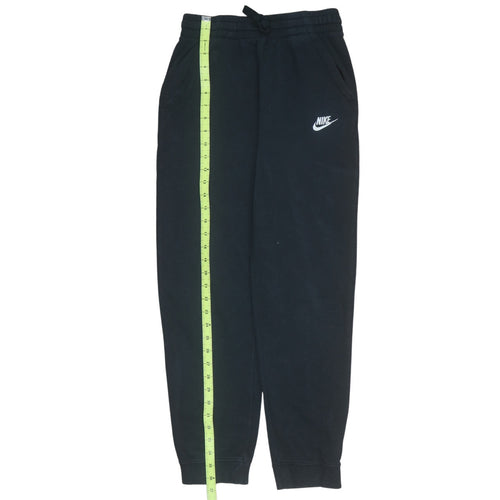 Nike Boys Black Jogger Sweatpants 170cm Cotton Blend Elastic Waist