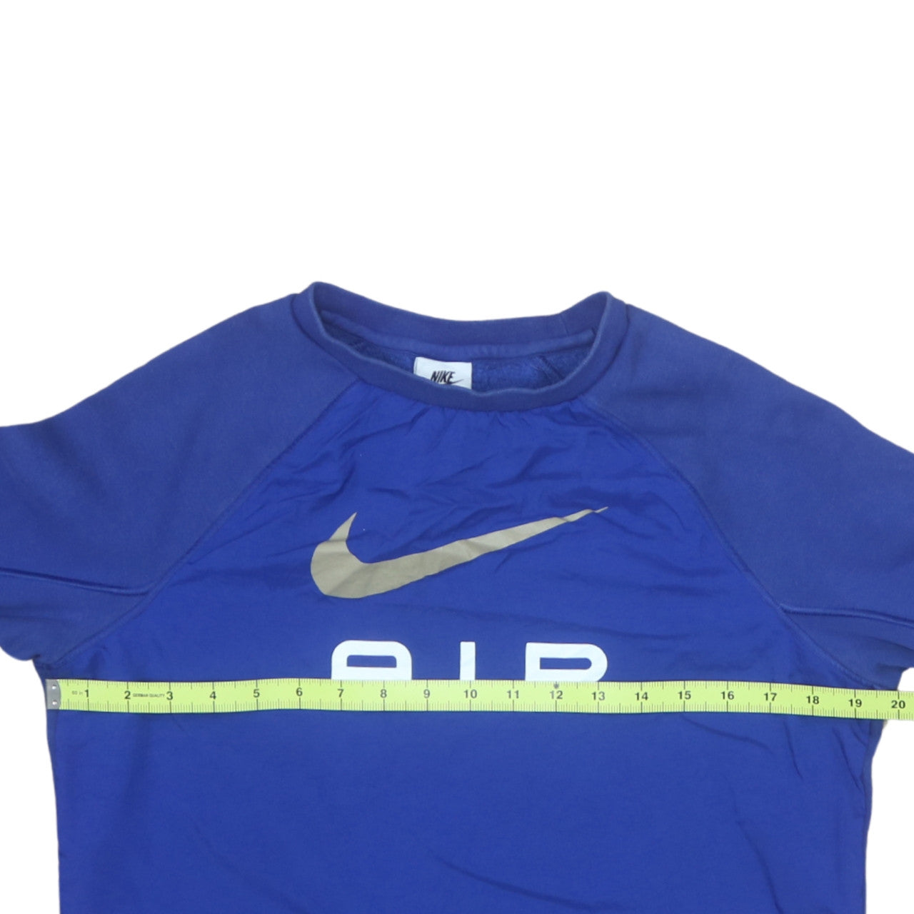 Nike Boys Blue XL Crew Neck Pullover Sweatshirt with Logo Print