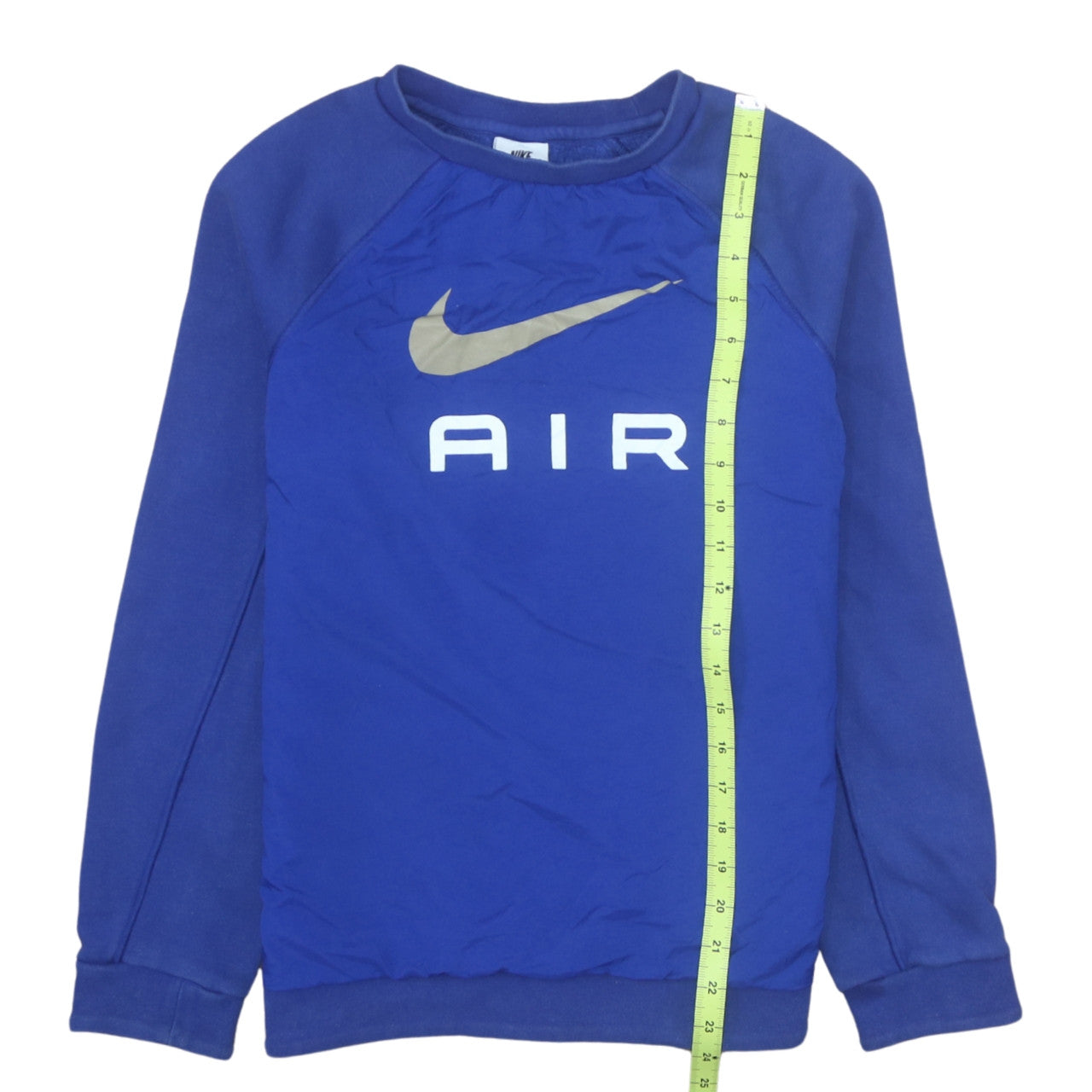 Nike Boys Blue XL Crew Neck Pullover Sweatshirt with Logo Print