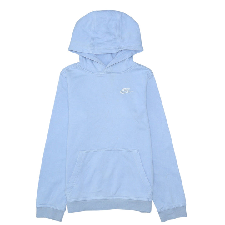 Nike Boys Blue Pullover Hoodie L 147-158cm Fleece Sweatshirt